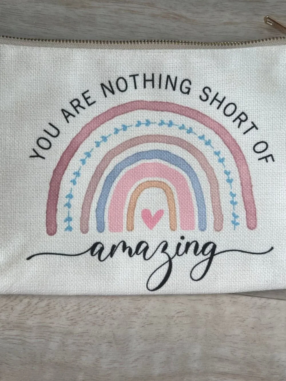 Zippered Canvas Pouch